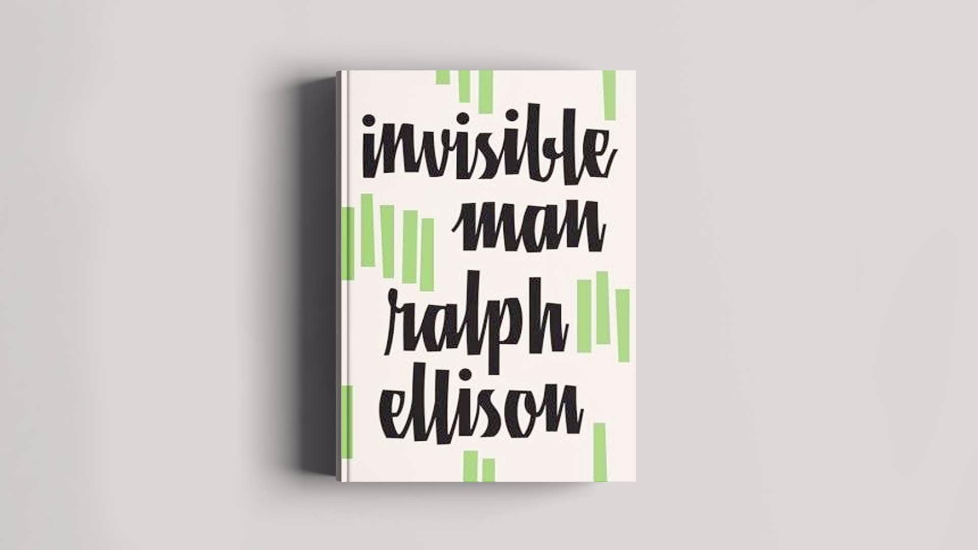 Front cover of the book Invisible Man by Ralph Ellison on a light background.