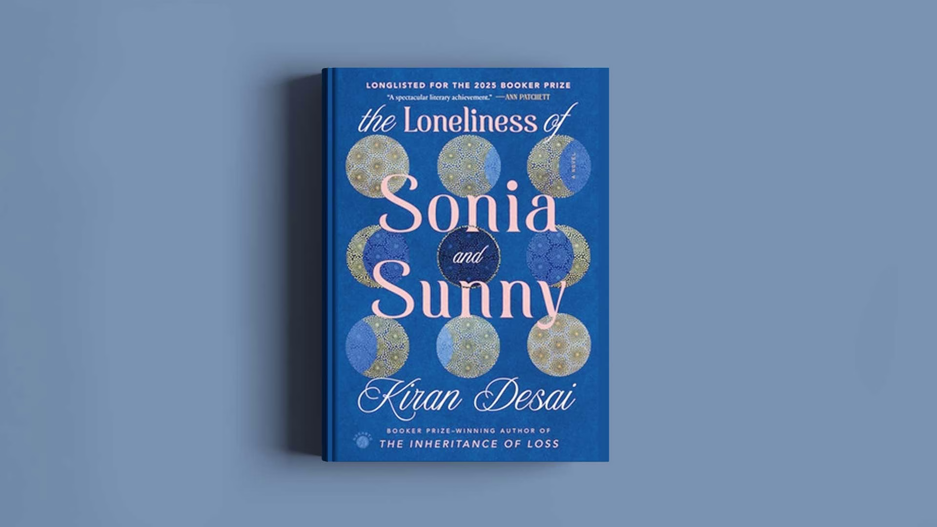 The image shows the cover of the book The Loneliness of Sonia and Sunny by Kiran Desai.